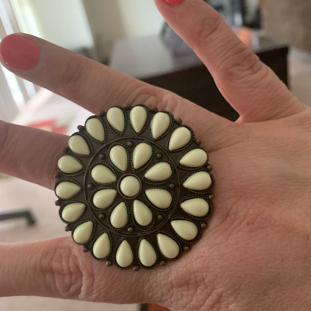 Tea-Blossom Ring -Adjustable New No Tags